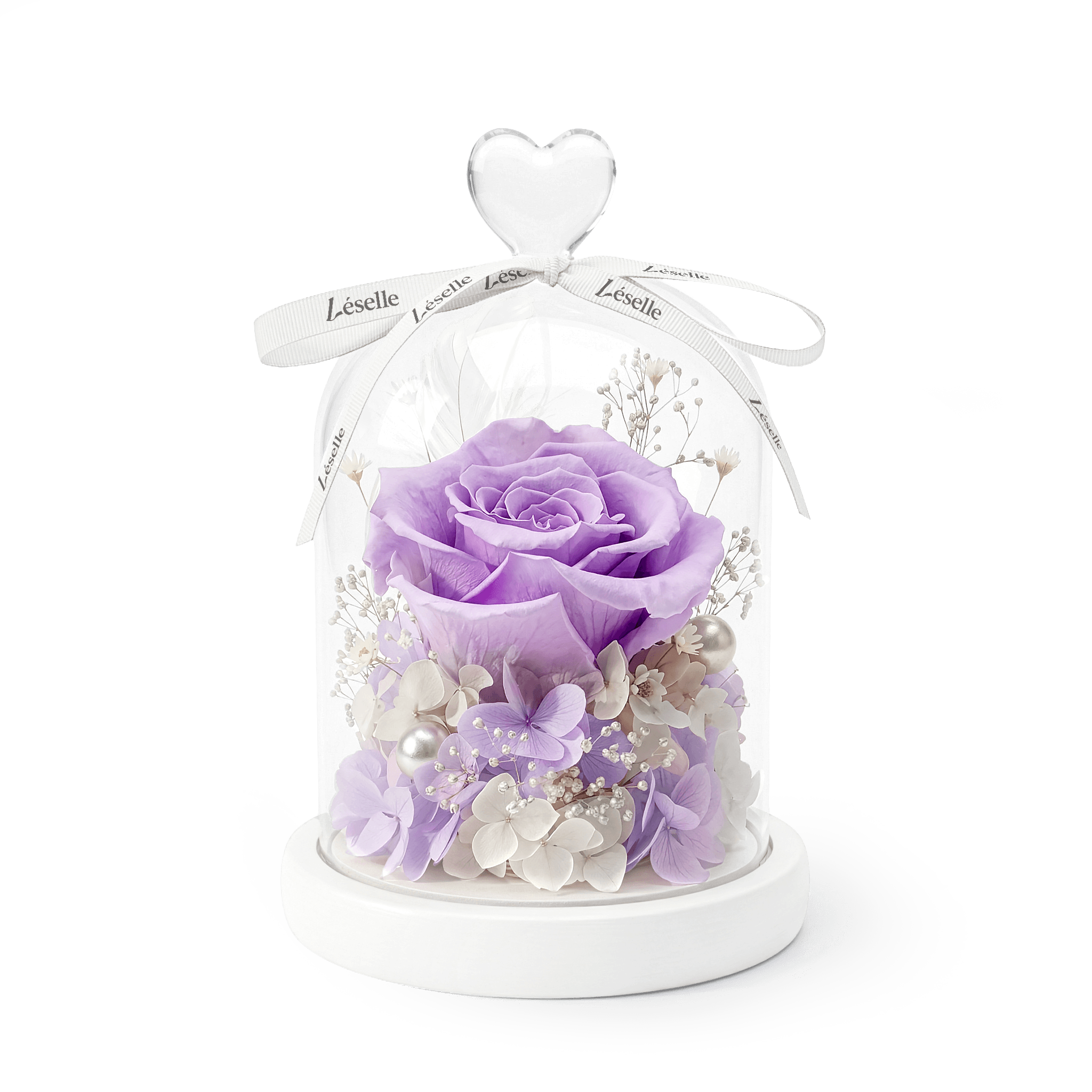 永生花擺設玫瑰款 - 薰衣草紫（S）