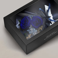 Mini Preserved Rose Bouquet - Blue