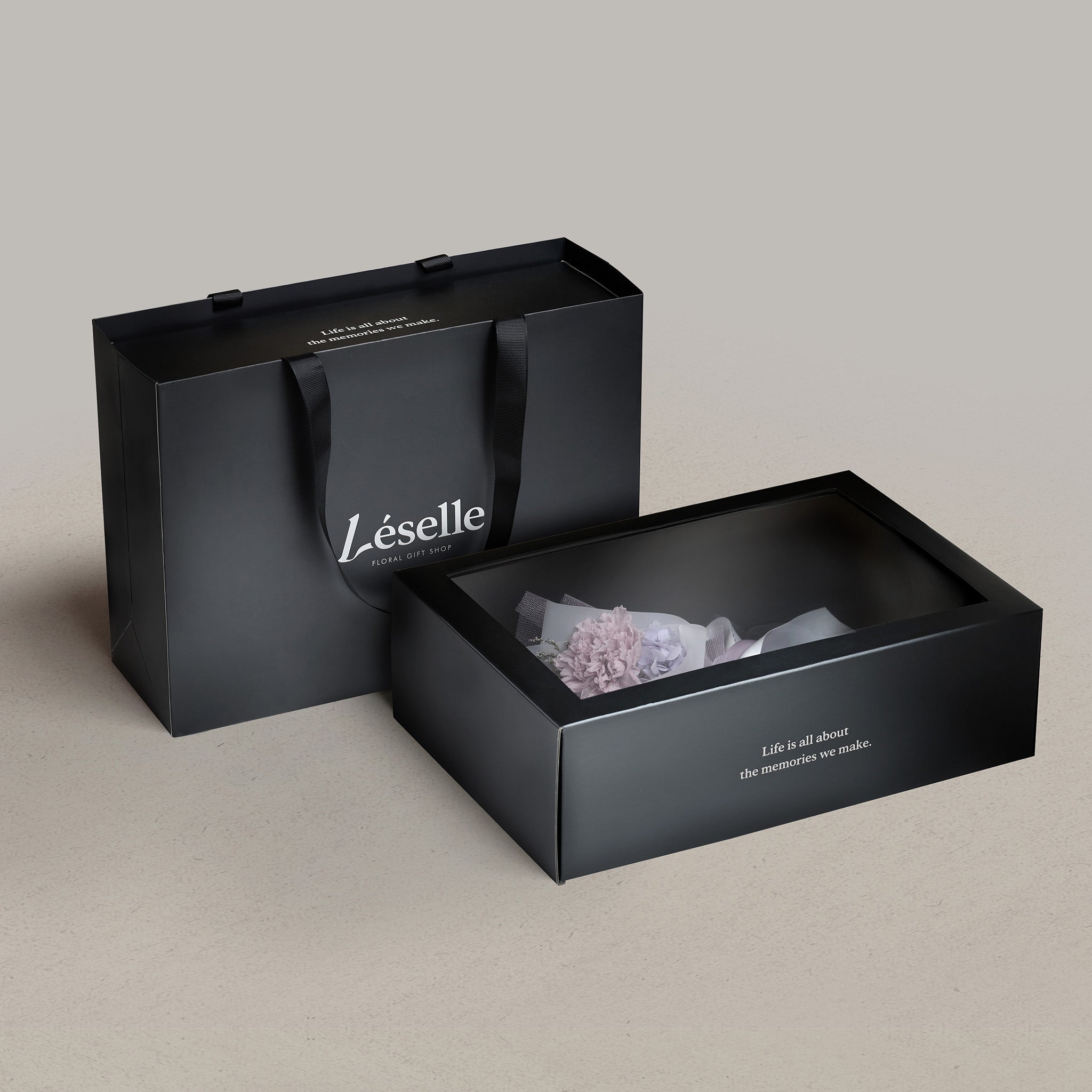 迷霧紫單朵永生康乃馨花束