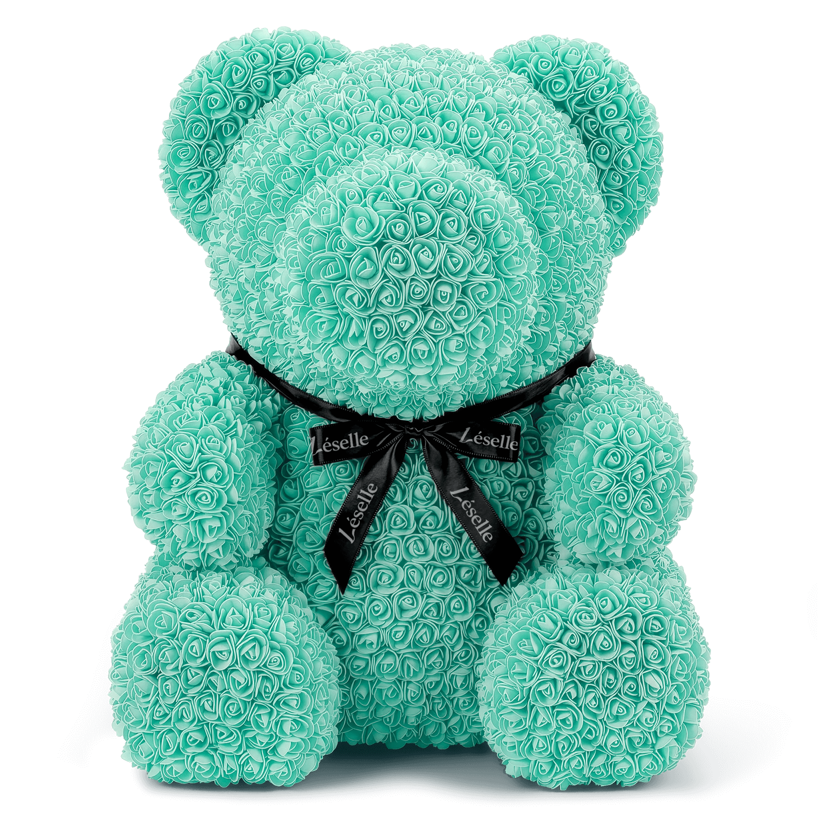 巨型玫瑰熊 - 蒂芙尼藍