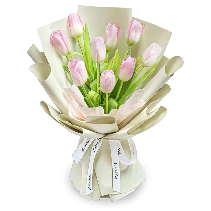 Fresh Flower Bouquet - Pink Tulips