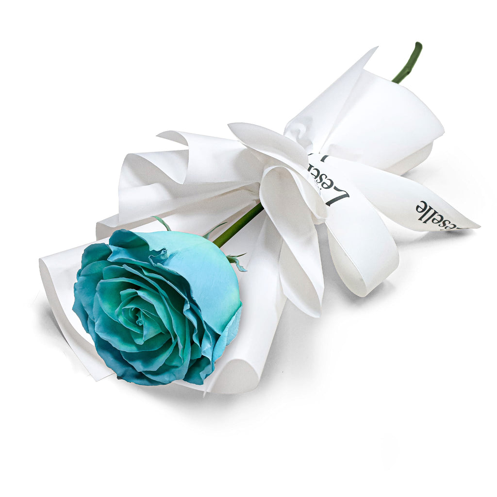 Fresh Flower Bouquet - Single Tiffany Blue Rose