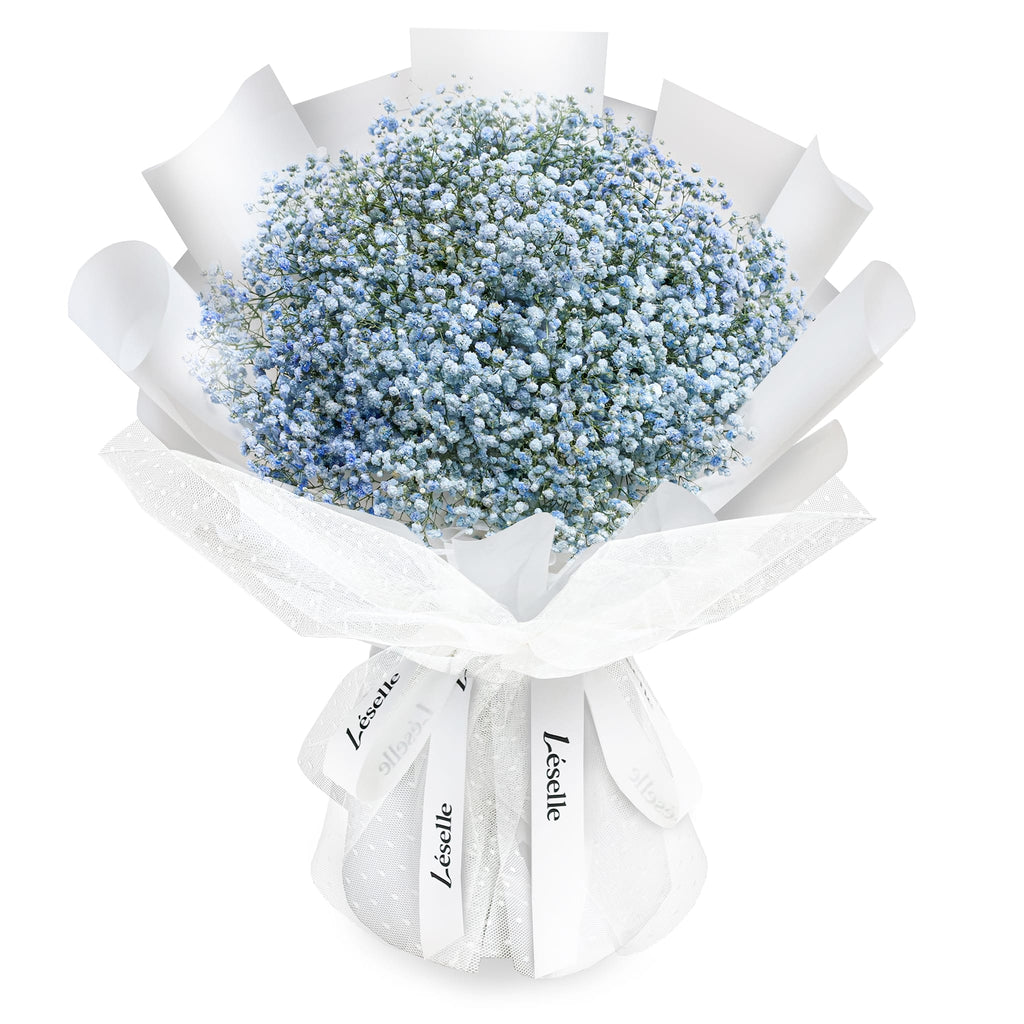 Fresh Flower Bouquet - Sky Blu Baby's Breath (L)