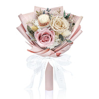 Mini Preserved Rose Bouquet - Morandi Grey