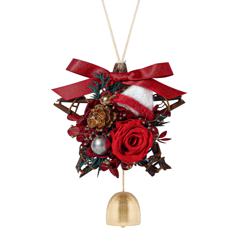 Mini Eternal Christmas Wreath 迷你聖誕五角星永生花環